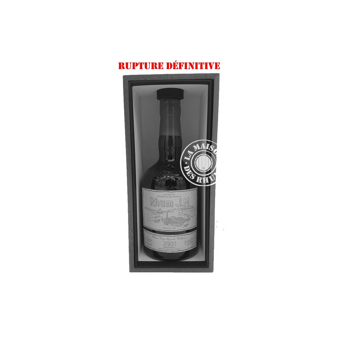 Rhum JM Vieux Millésime 2001 Brut de...