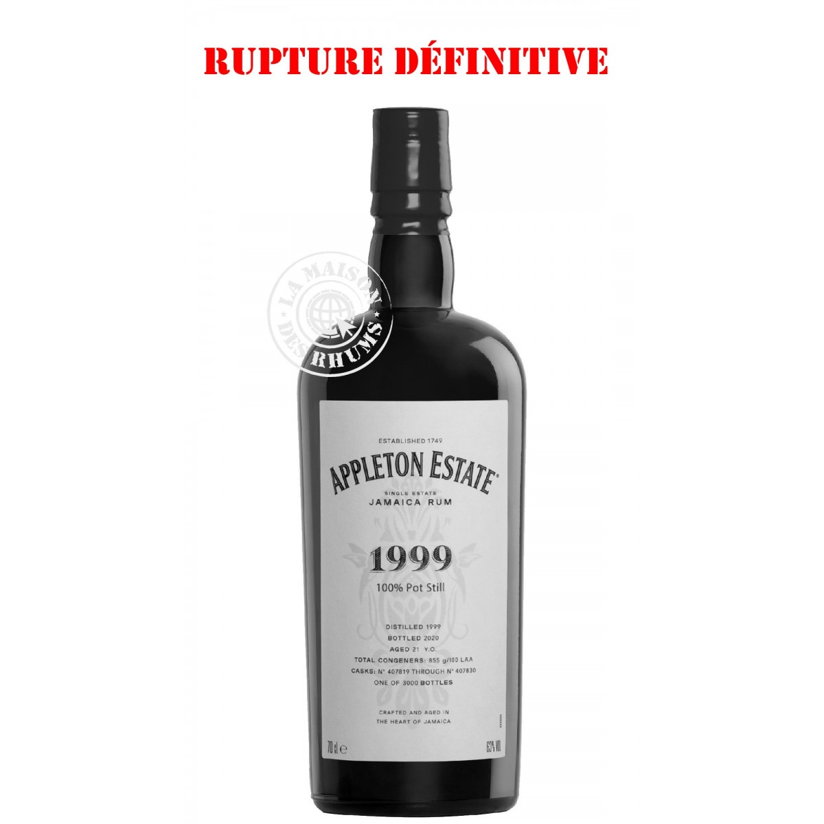 Rhum Appleton Estate Vieux 1999 21...