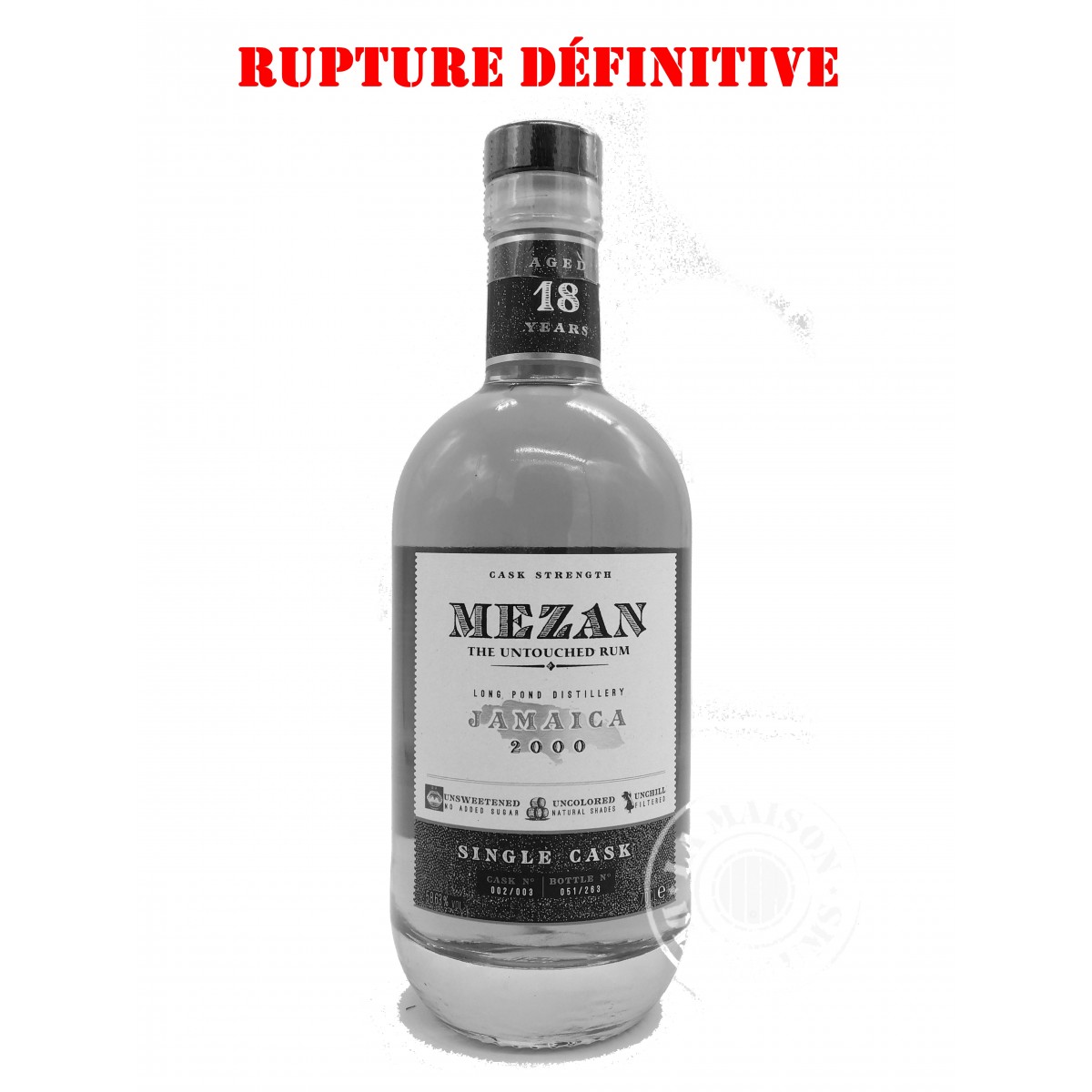 Rhum Mezan Vieux Jamaica Long Pond...