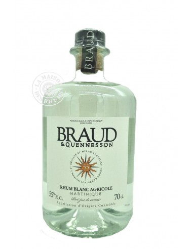 Rhum Braud & Quennesson Blanc 55%