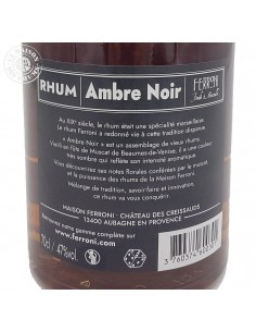 Rhum Ferroni Ambre Noir 47% 2