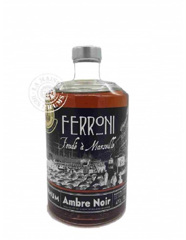 Rhum Ferroni Ambre Noir 47%