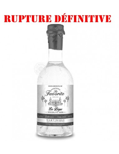 Rhum La Favorite Blanc La Digue 2020 52%