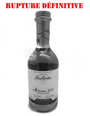 Rhum La Favorite Vieux Millésime 2011...