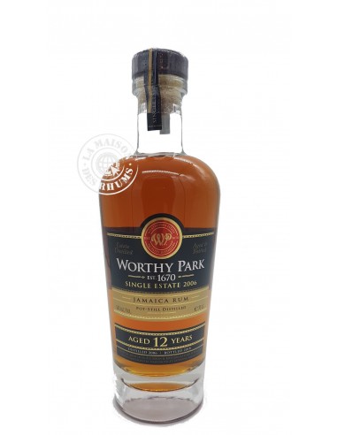 Rhum Worthy Park Vieux 12 ans Single...