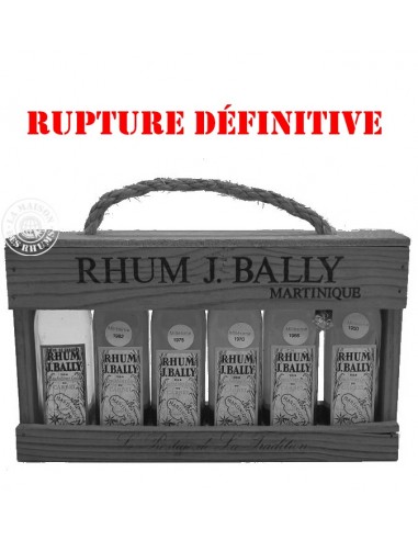 Rhum J. Bally Coffret de Rhums Blanc...