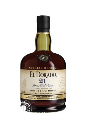 Rhum El Dorado Vieux 21 ans 43%