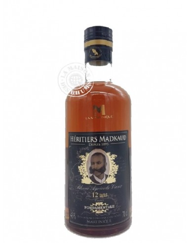 Rhum Héritiers Madkaud Vieux 12 ans...