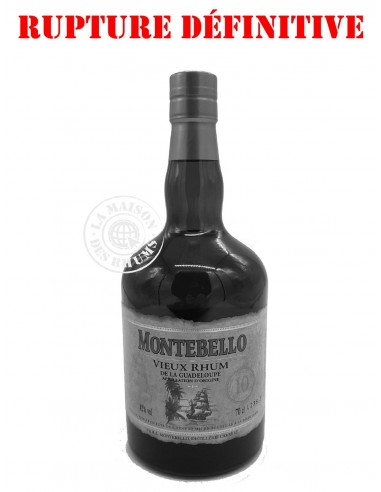 Rhum Montebello Vieux 10 ans 42%