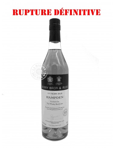 Rhum Berry Bros. Vieux Hampden 17 ans...