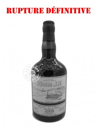 Rhum JM Vieux 2008 Brut de Fût 15 ans...