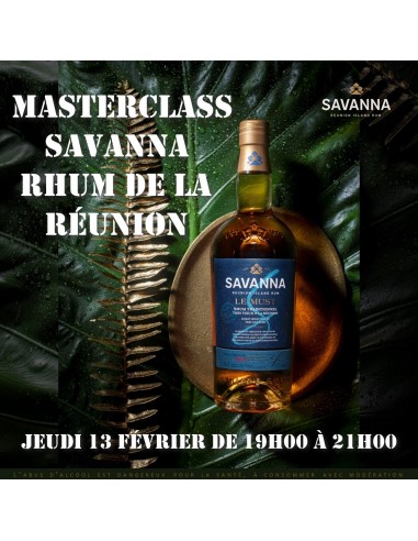 Masterclass Rhum Savanna - Jeudi 13...