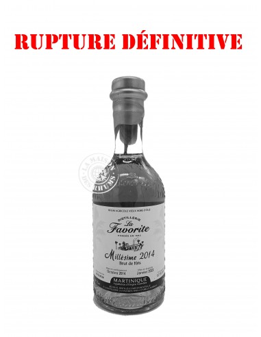 Rhum La Favorite Vieux Millésime 2014...