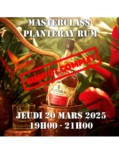 Masterclass - Planteray Rum - Jeudi...