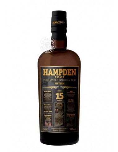 Rhum Hampden Estate Vieux 15 ans...